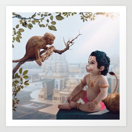 Hanuman Art Prints For Any Decor Style Society6