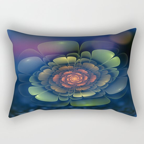 A Beautiful Fractal Flower 2 Rectangular Pillow