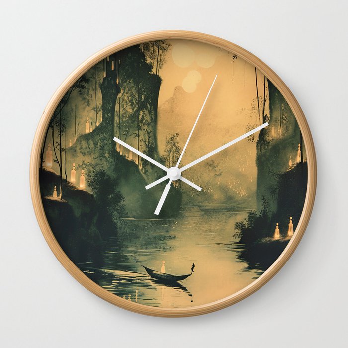 By This River Wall Clock