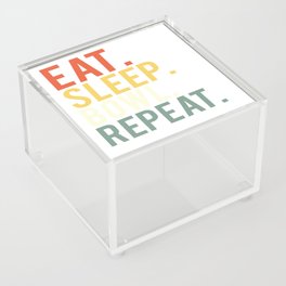 Eat. Sleep. Bowl. Repeat. Acrylic Box