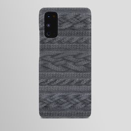 Charcoal Cable Knit Android Case