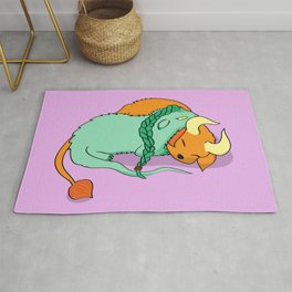 Dinku and Furret Rug