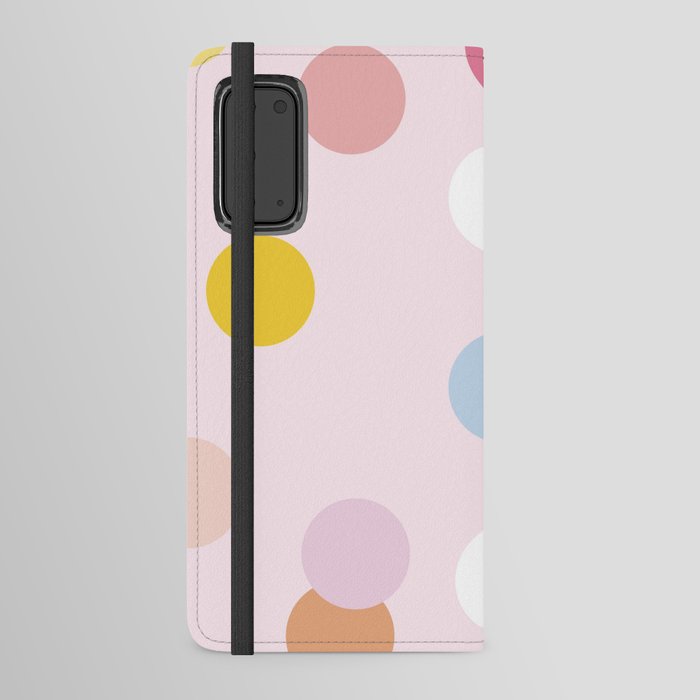 Pastel Polka Dots Android Wallet Case