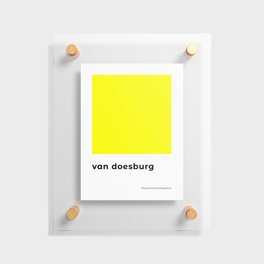 van doesburg Floating Acrylic Print