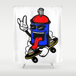 GRAFFITI Shower Curtain