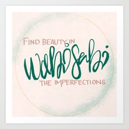 Wabi Sabi Art Print