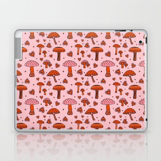 Valentine Mushrooms Laptop & iPad Skin
