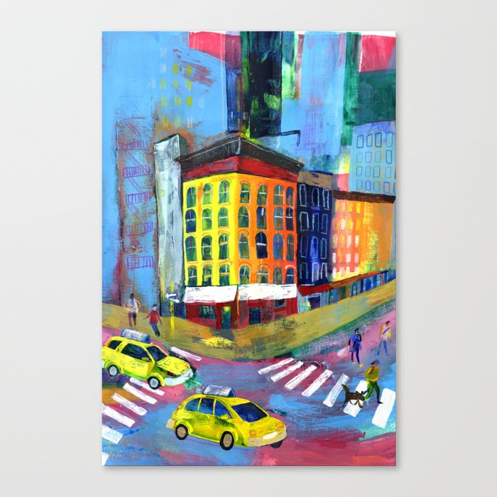 New York Street Canvas Print