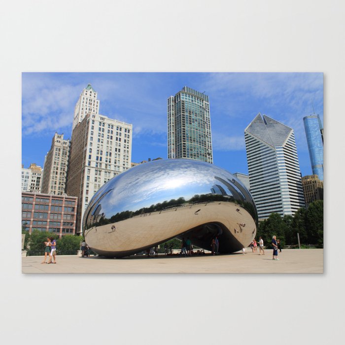 Chicago Bean and Skyline 2012 Canvas Print