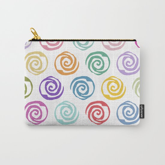 Circles Abstract Seamless Pattern Carry-All Pouch