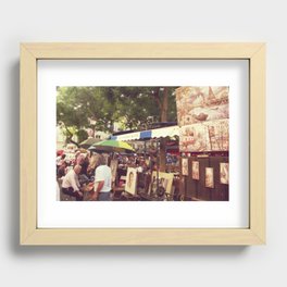 Unfocused Paris Nº 4 | Painters neighborhood, bohemian atmosphere | Out of focus photography Recessed Framed Print