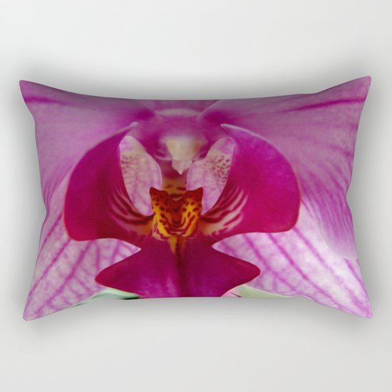 Close up Orchid #1 Rectangular Pillow