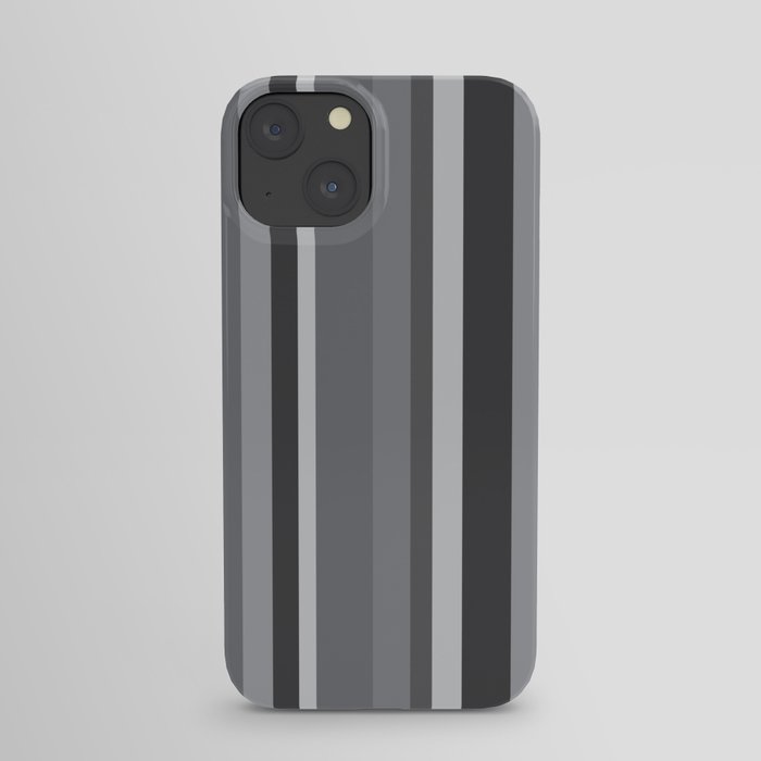 Grey Stripes iPhone Case