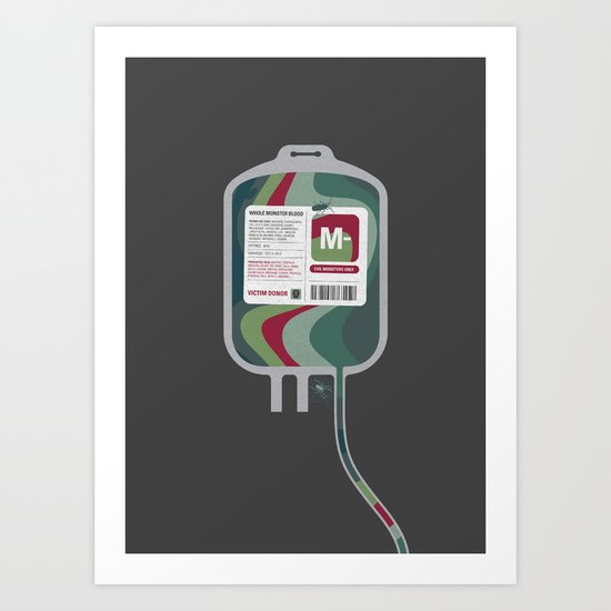 Bad Blood Art Print