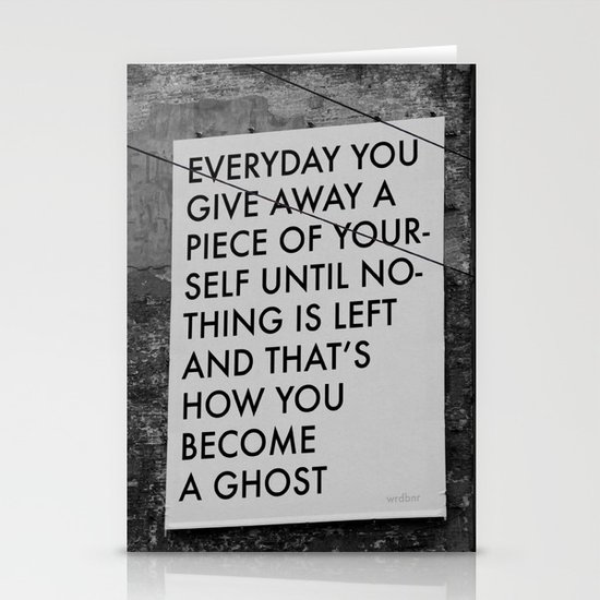 HOW TO BECOME A GHOST Stationery Cards