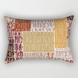 Viking runes pattern Rectangular Pillow