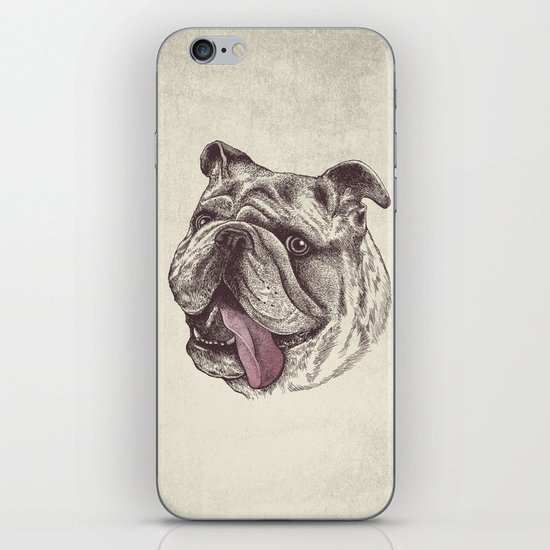 Bulldog King iPhone & iPod Skin