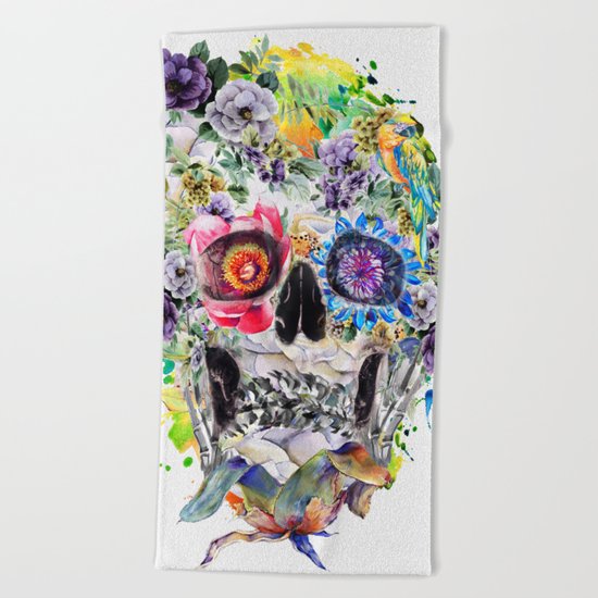 SKULL NI Beach Towel
