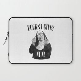 Funny Fucks I Give, Nun Saying Laptop Sleeve