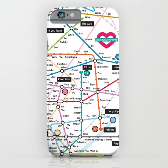 Love Map iPhone & iPod Case