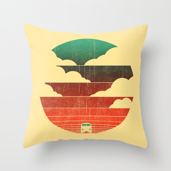 Go West Throw Pillow