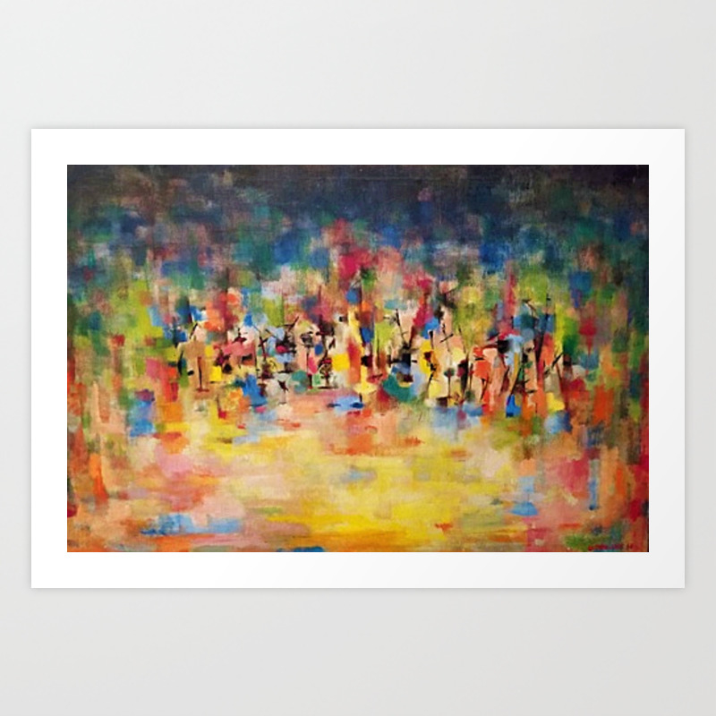 African American Masterpiece Untitled No 3 By Norman Lewis Art Print By Jeanpaulferro Society6
