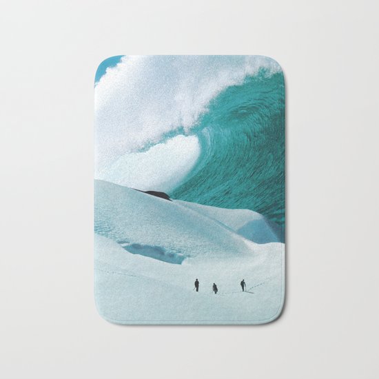 White Wall Bath Mat