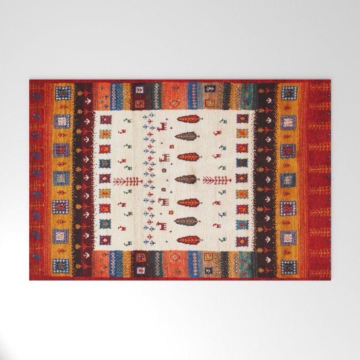 N135 - Heritage Oriental Traditional Moroccan Berber Style Fabric Design Welcome Mat