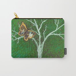 Tree on green Carry-All Pouch