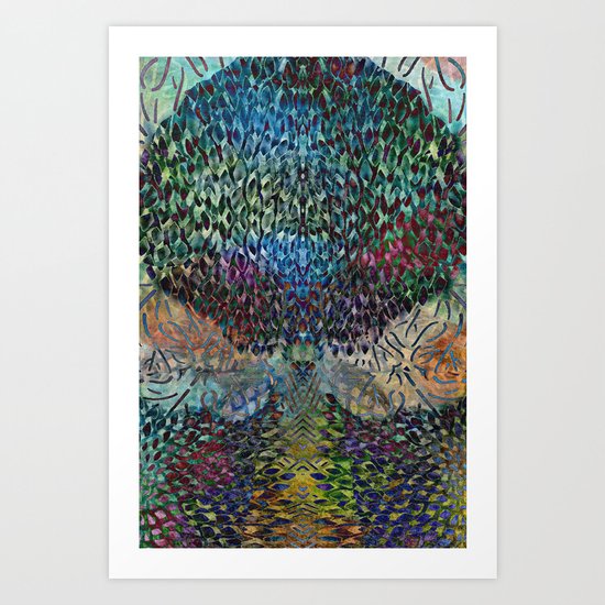Tree of Life 2 - The Sacred Tree Art Print