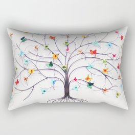 Butterfly Tree Delight Rectangular Pillow