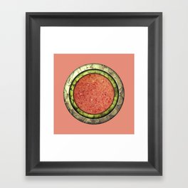 Salami + Green Beans + Corn Flakes Framed Art Print
