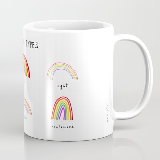 rainbow types Mug