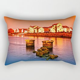 Ayr Bridge Ruin  Rectangular Pillow