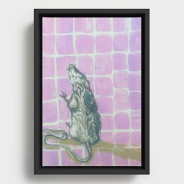 rat Framed Canvas