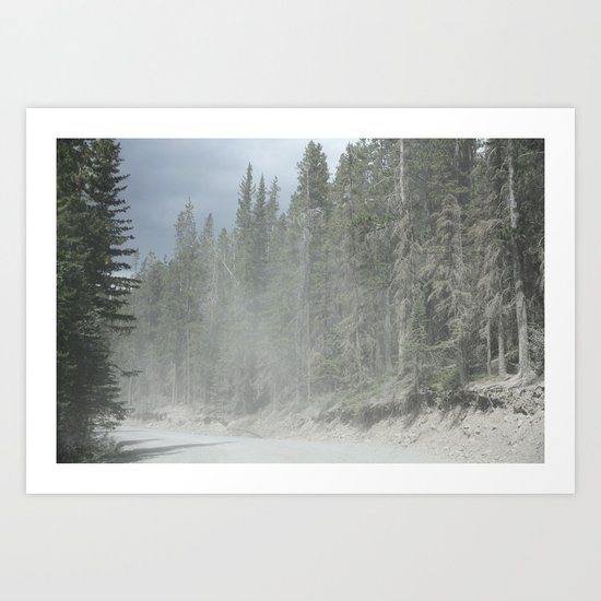 Forest in Calgary Art Print