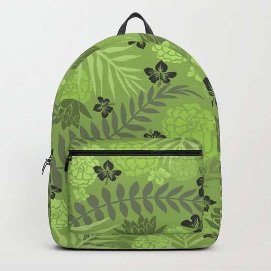 Greenery Floral Backpack
