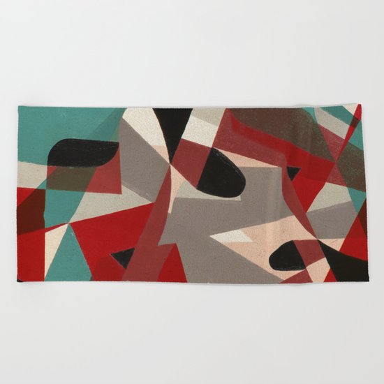 Safari in Africa Beach Towel