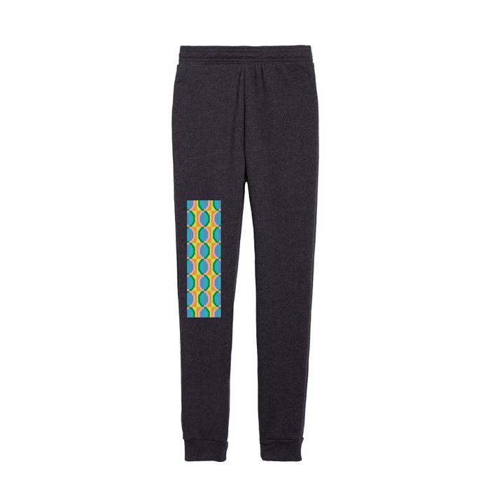Colorful Whimsical Shapes 4 Kids Joggers