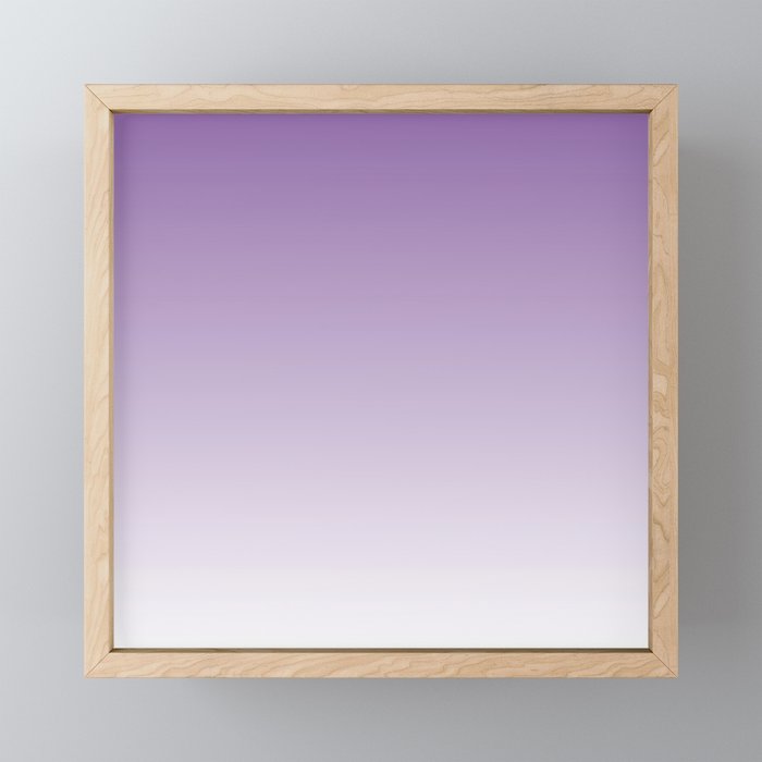 Lavender Ombre Framed Mini Art Print