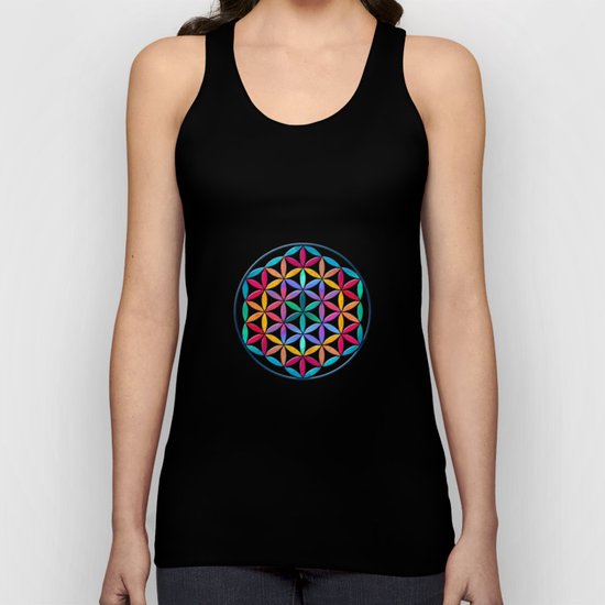 Flower of Life variation 3 Unisex Tank Top