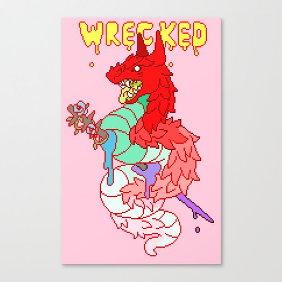 wrecked Canvas Print
