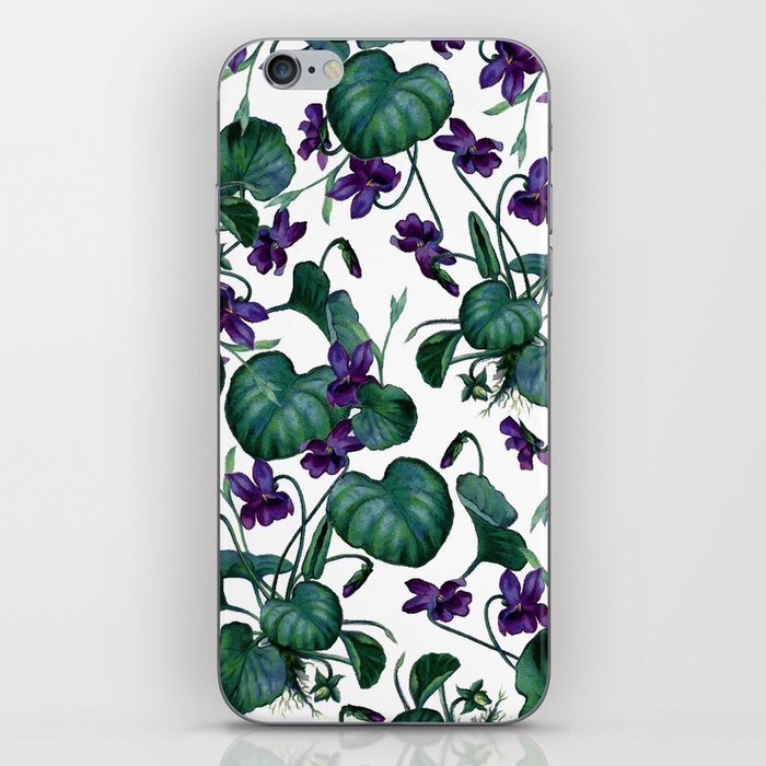 Violets #society6 #decor #buyart iPhone Skin