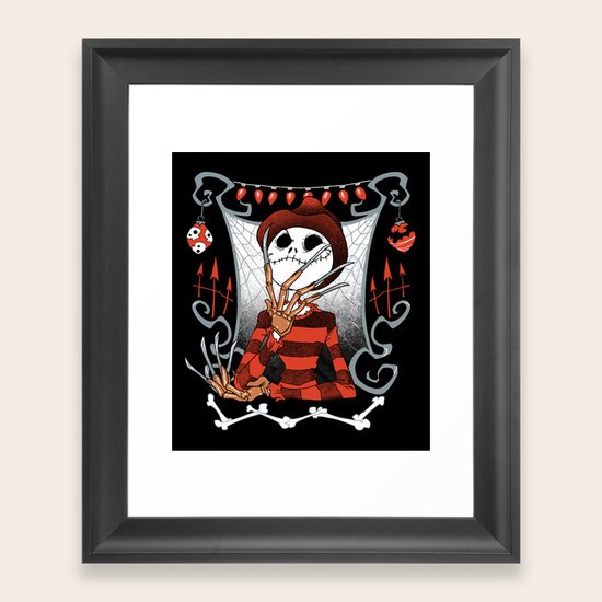 Nightmare King Framed Art Print