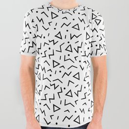 Memphis Pattern 13 - 80s Retro All Over Graphic Tee