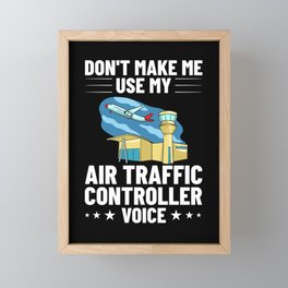 Air Traffic Controller Flight Director Tower Framed Mini Art Print