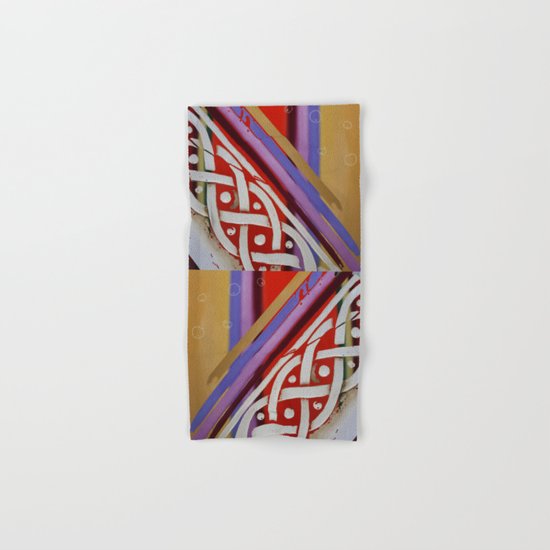 Celtic Knot with Autumn Colors Hand & Bath Towel