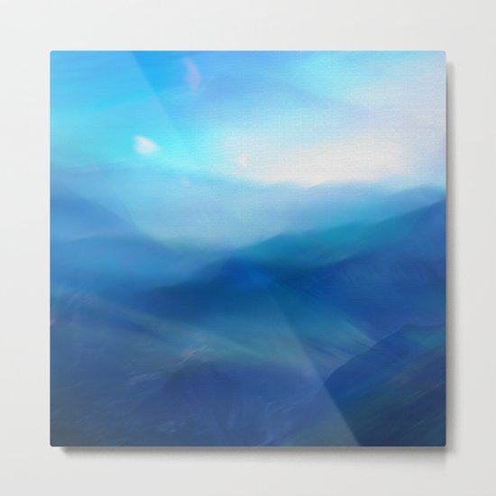 Abstract Landscape Metal Print