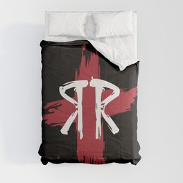Ric Rac Black Ground Comforter