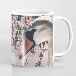 Swan on the Beach Coffee Mug